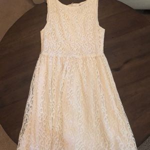 Beautiful cream lace dress